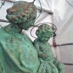Klempnerarbeiten in der Denkmalpflege: Marienfigur Obere Pfarre
